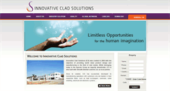 Desktop Screenshot of innovativecladsolutions.com